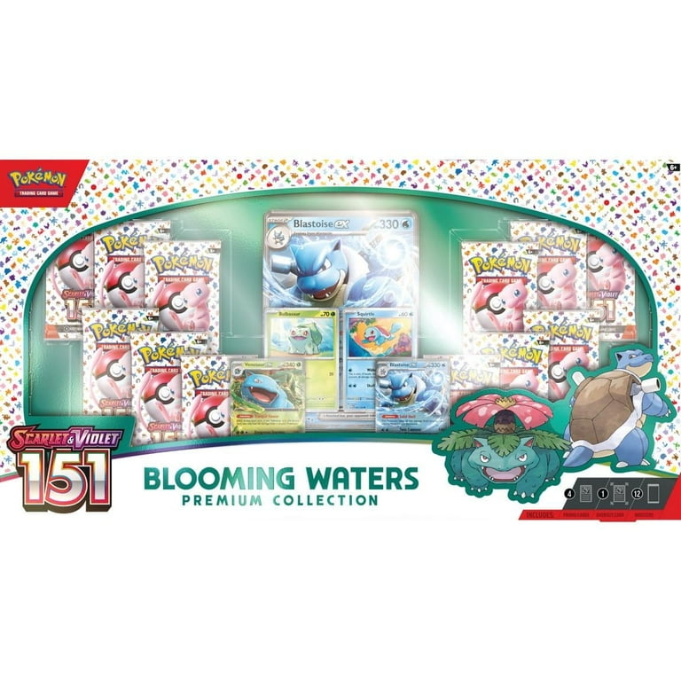Pokemon 151 Blooming Waters Collection, Venusaur ex, Blastoise ex