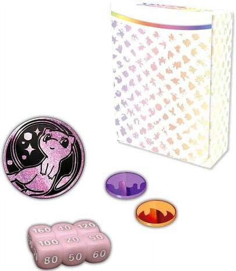Pokemon 151 Deck Box, Metallic Mew Coin, Card Holder, Dice