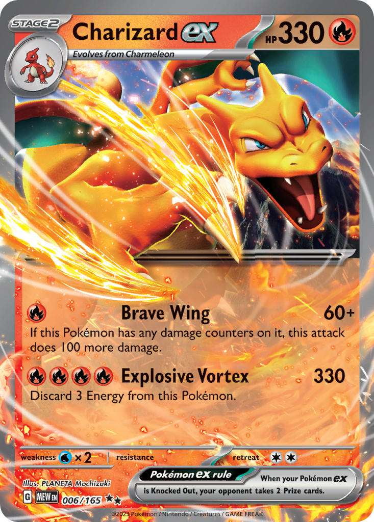 Pokemon 151 Double Rare Charizard ex #6