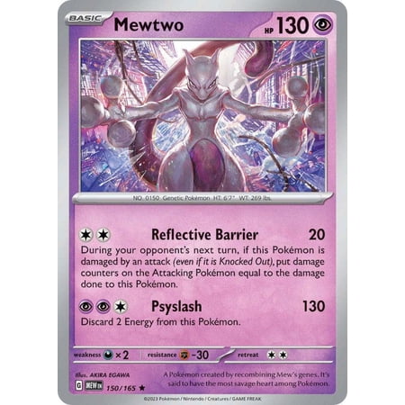 Pokemon 151 Rare Mewtwo #150