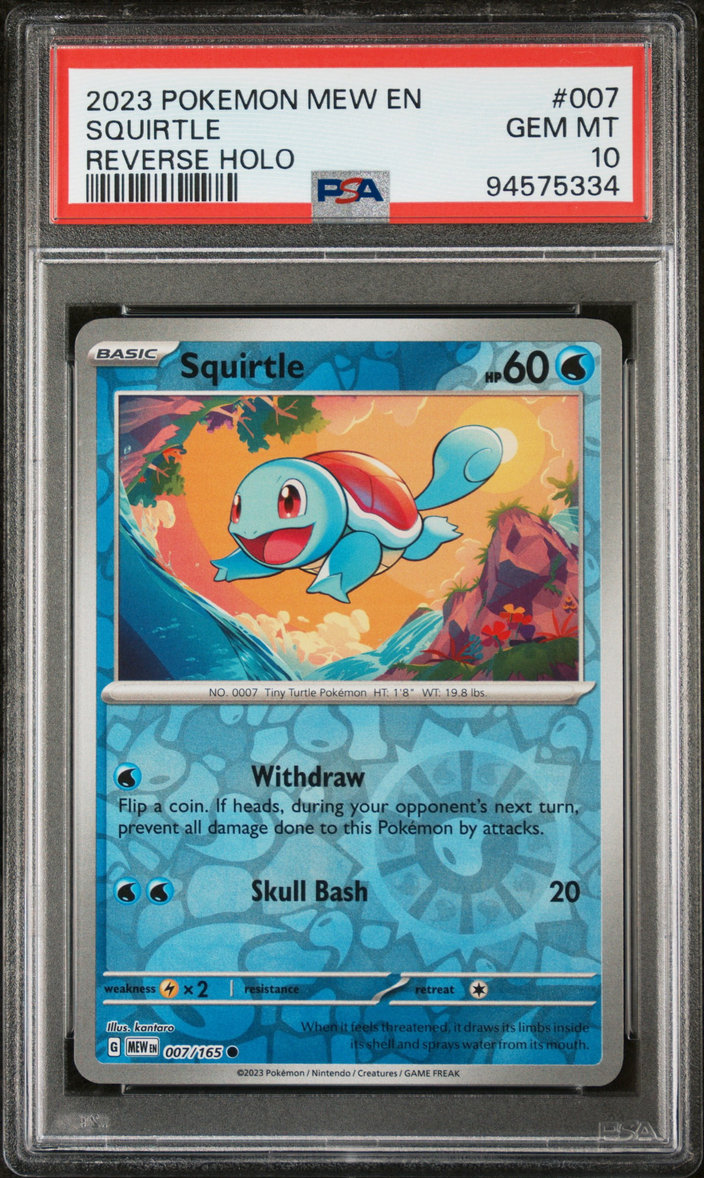 psa pokemon card values Squirtle 001/032 Pokemon Card Classic -Pokemon TCG Japanese main image 0