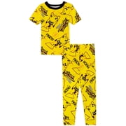 Pokemon 2-Piece Short Sleeve and Pant Pajama Set, 4-12