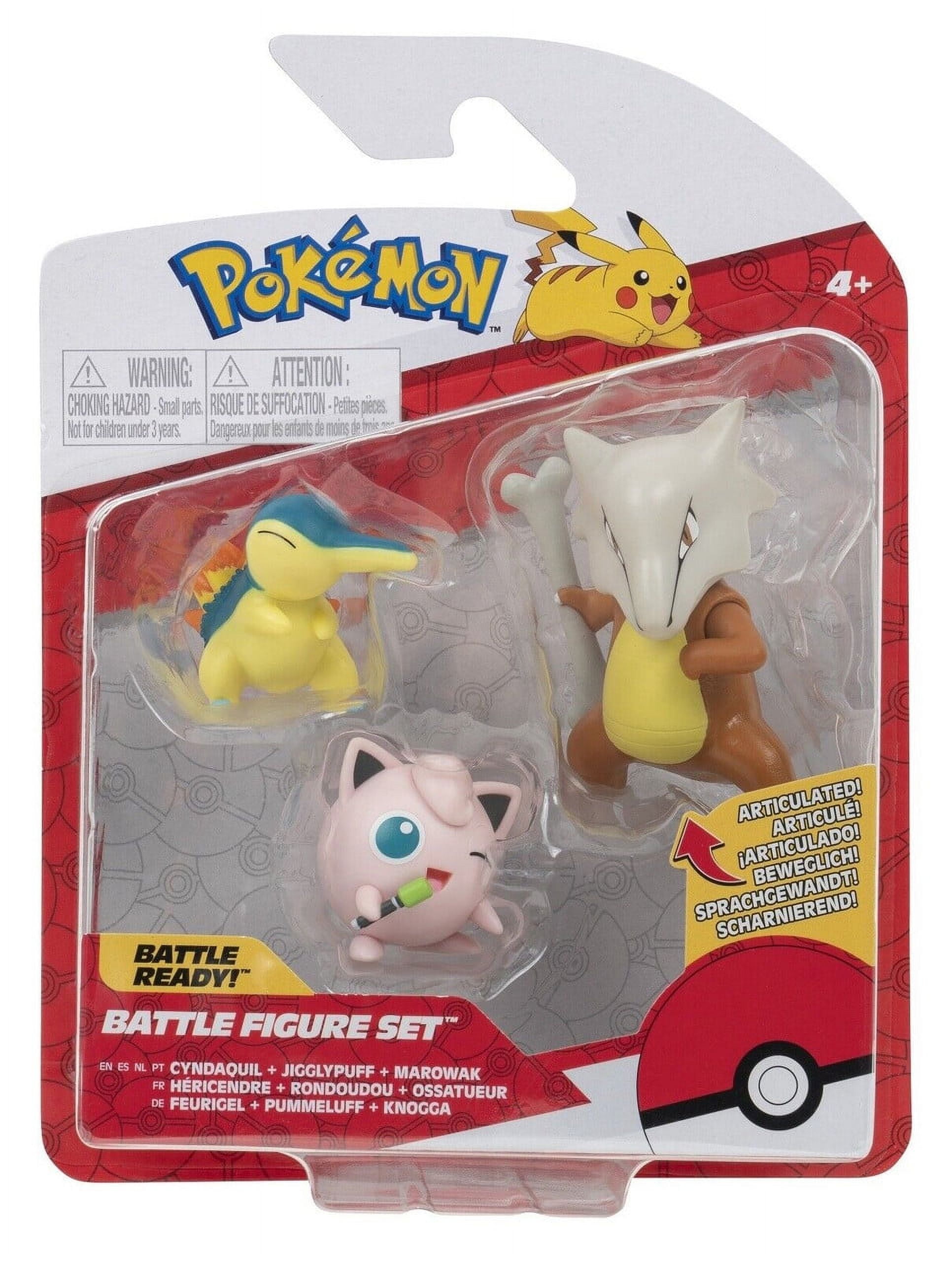 Pokemon Battle Figure, Tema de Fogo com 3 Pack Cyndaquil