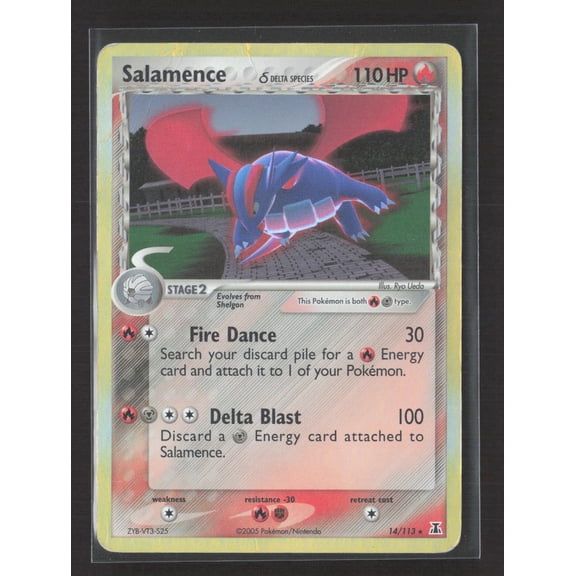 2005 EX Delta Species Salamence Holo Rare #14/113