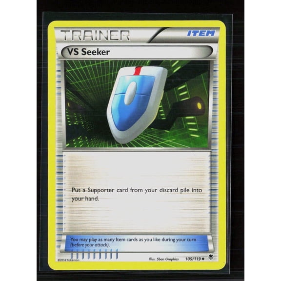 Pokemon 2014 Phantom Forces VS Seeker Uncommon 109/119 Trading Card English