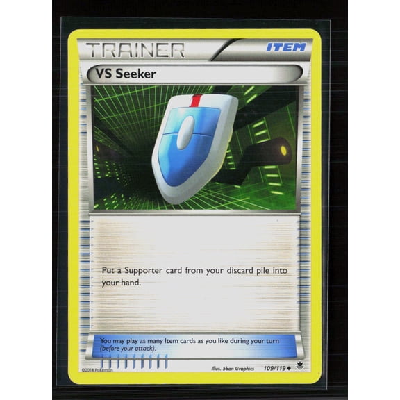 Pokemon 2014 Phantom Forces VS Seeker Uncommon 109/119 Trading Card English