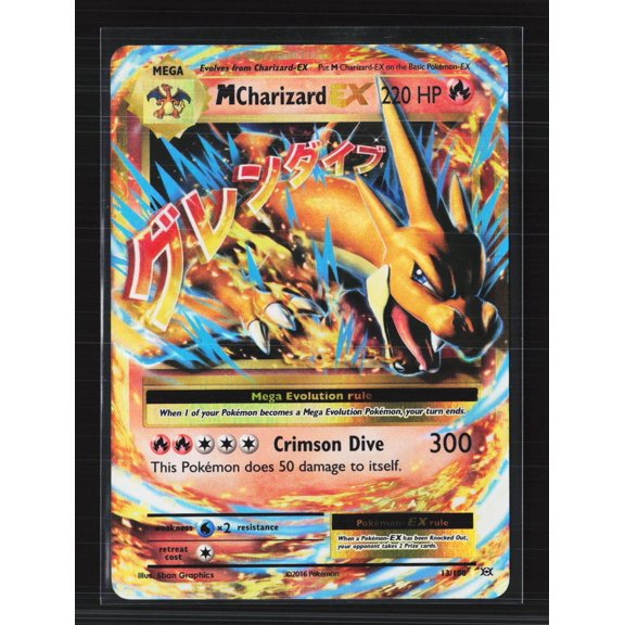 Pokemon 2016 Evolutions M Charizard EX UR #13/108