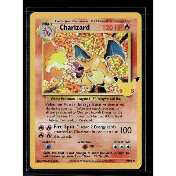 Pokemon 2021 Celebrations Charizard #4/102