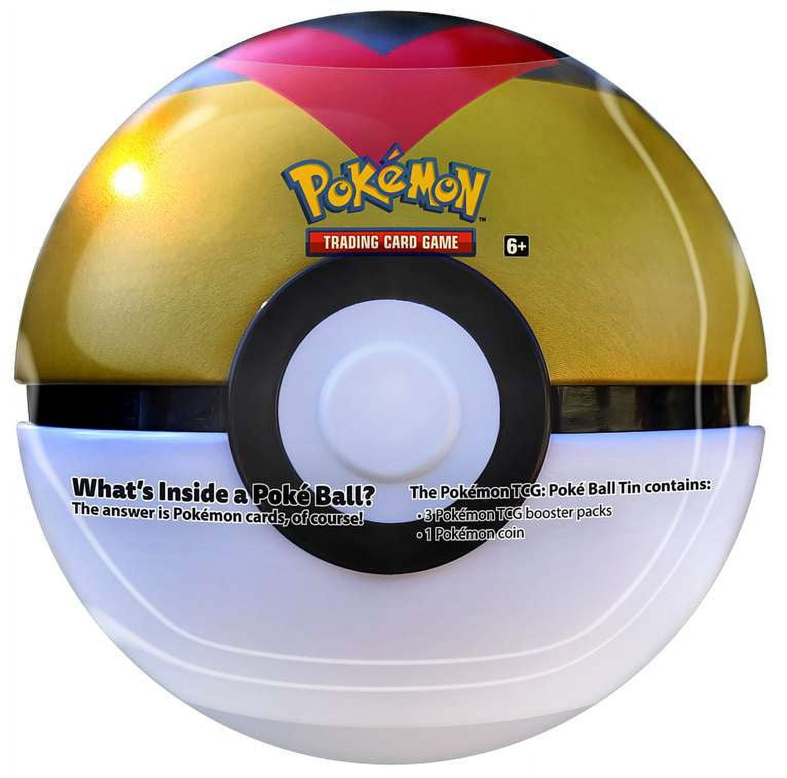 Pokemon 2022 Level Ball Pokeball Tin Set (3 Booster Packs & Coin) -  Walmart.com