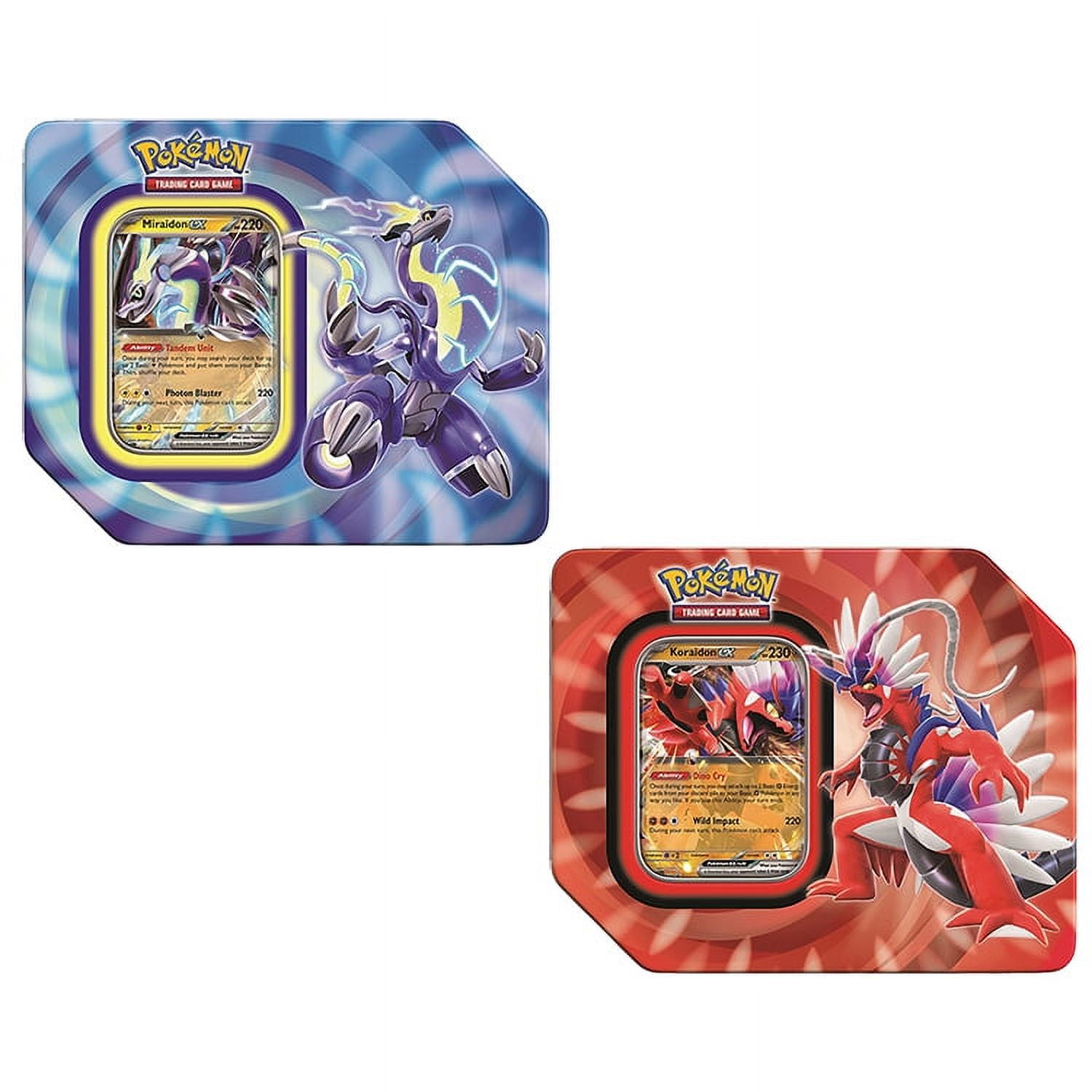 Pokemon TCG: Paldea Legends Tin Bundle - Miraidon ex & Koraidon ex —  MyShopville