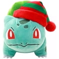 thumbnail image 1 of Pokemon 2023 Holiday Bulbasaur Plush (Stripe Hat), 1 of 2