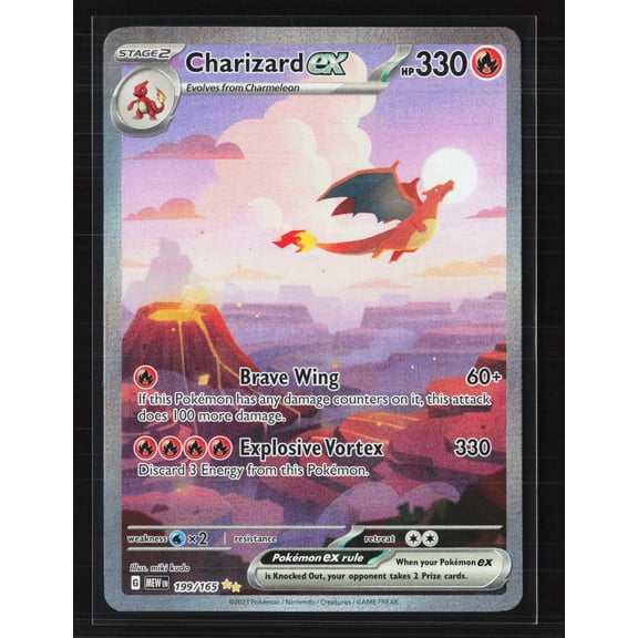 Pokemon 2023 Scarlet & Violet 151 Charizard EX SAR #199/165