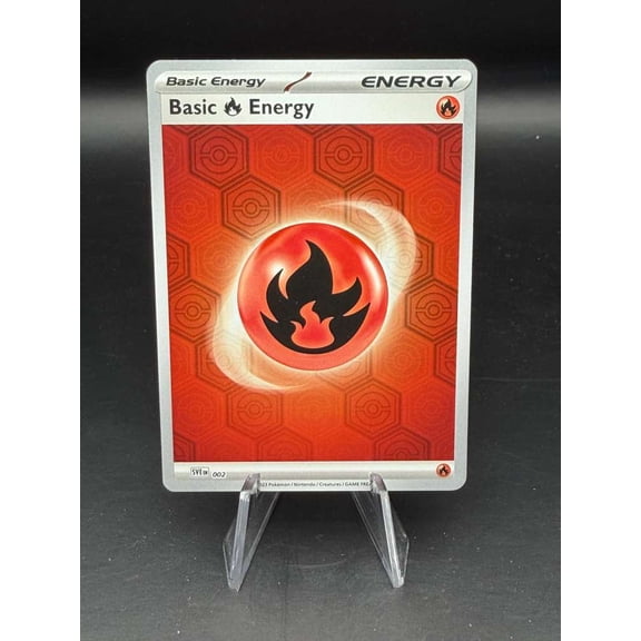 Pokemon 2023 Scarlet & Violet Basic Fire Energy Holo #002