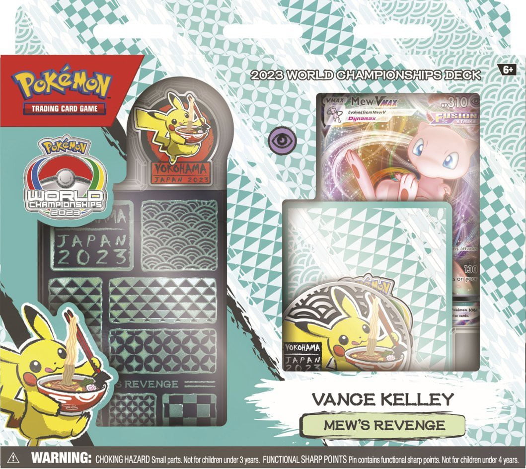 Pokemon 2023 World Championships Vance Kelley Deck (Mew VMAX / Genesect V  deck) - Walmart.com