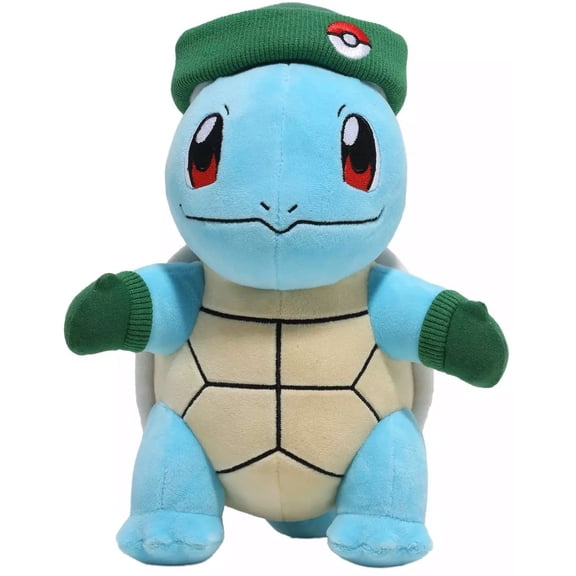 Pokemon 2024 Holiday Squirtle Plush (Beanie)