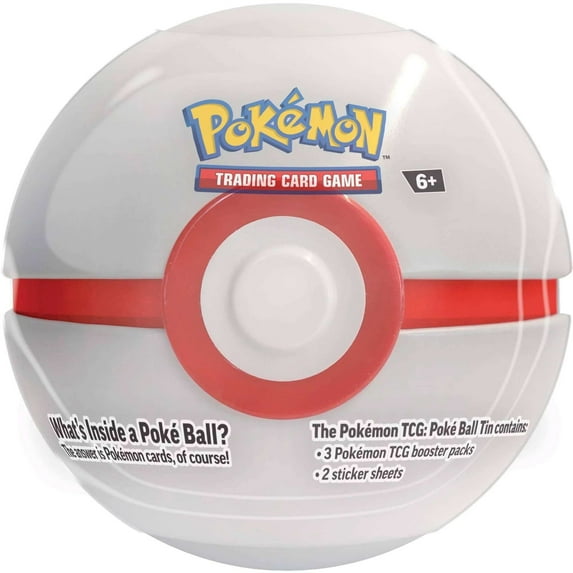Pokemon 2024 Premier Ball Pokeball Tin Set