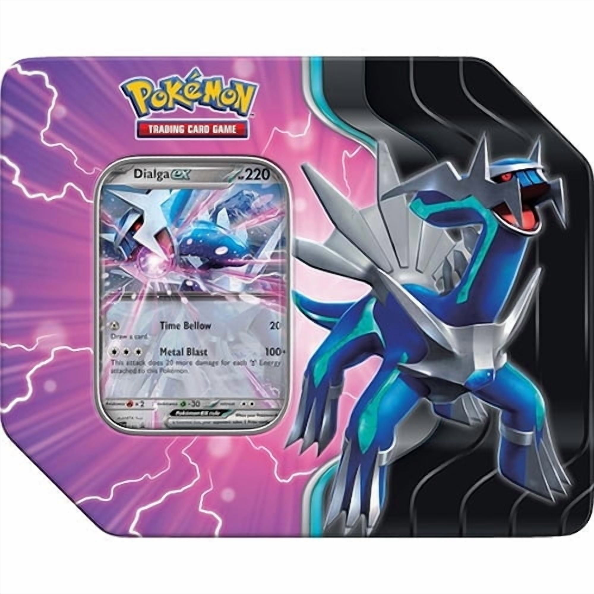 Pokemon Azure Legends Collectors Tin, Dialga EX Foil Promo, 5 TCG