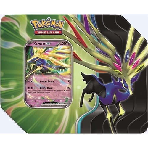 Pokemon 2025 Azure Legends Collectors Tin - XERNEAS EX (5 Packs