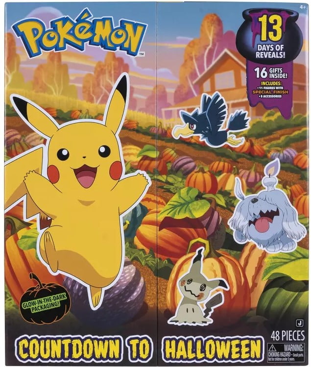 Pokemon 2025 Battle Figure Multi-Pack Countdown to Halloween Advent Calendar (13 Days of Reveals!)