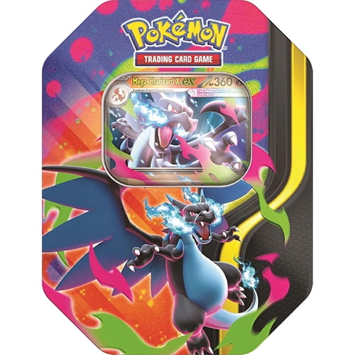 Pokemon 2026 Collectors Tin - MEGA CHARIZARD X [4 Packs & 1 Foil Promo]