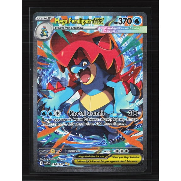 Pokemon 2026 Mega Evolution Ascended Heroes Mega Feraligatr EX SAR #274/217