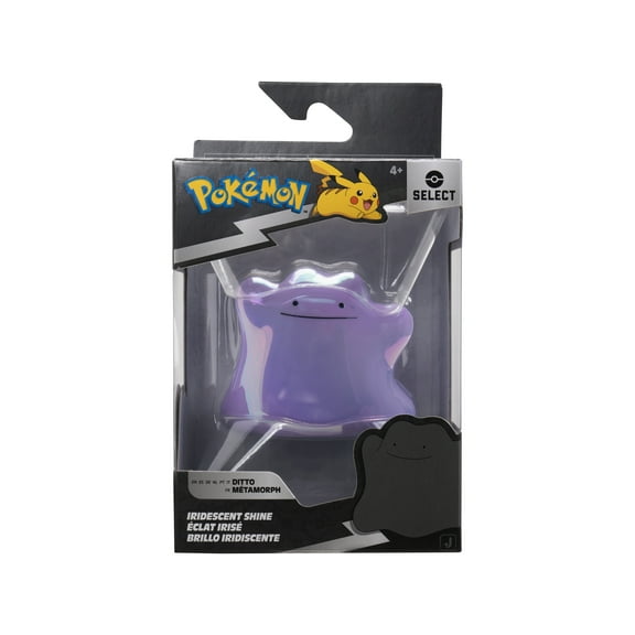 Pokemon Ditto 3 inch High-Gloss Collectible Figure - Trading Card Game Accessory