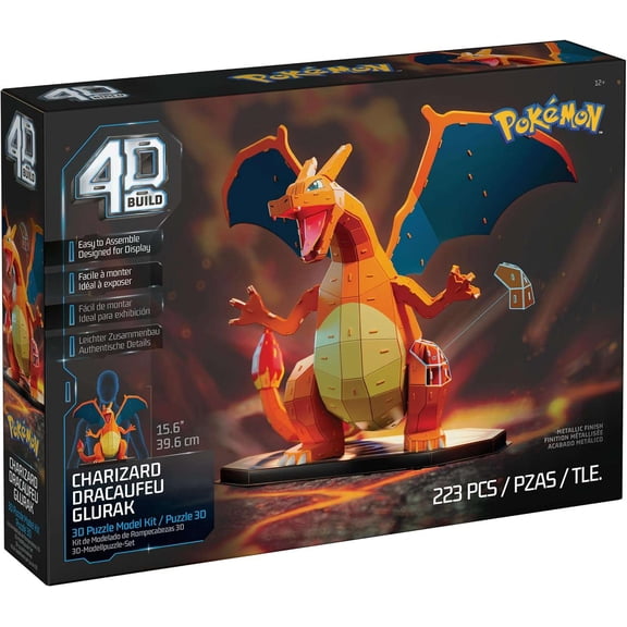 Pokemon 4D Build Charizard 3D Puzzle Model Kit