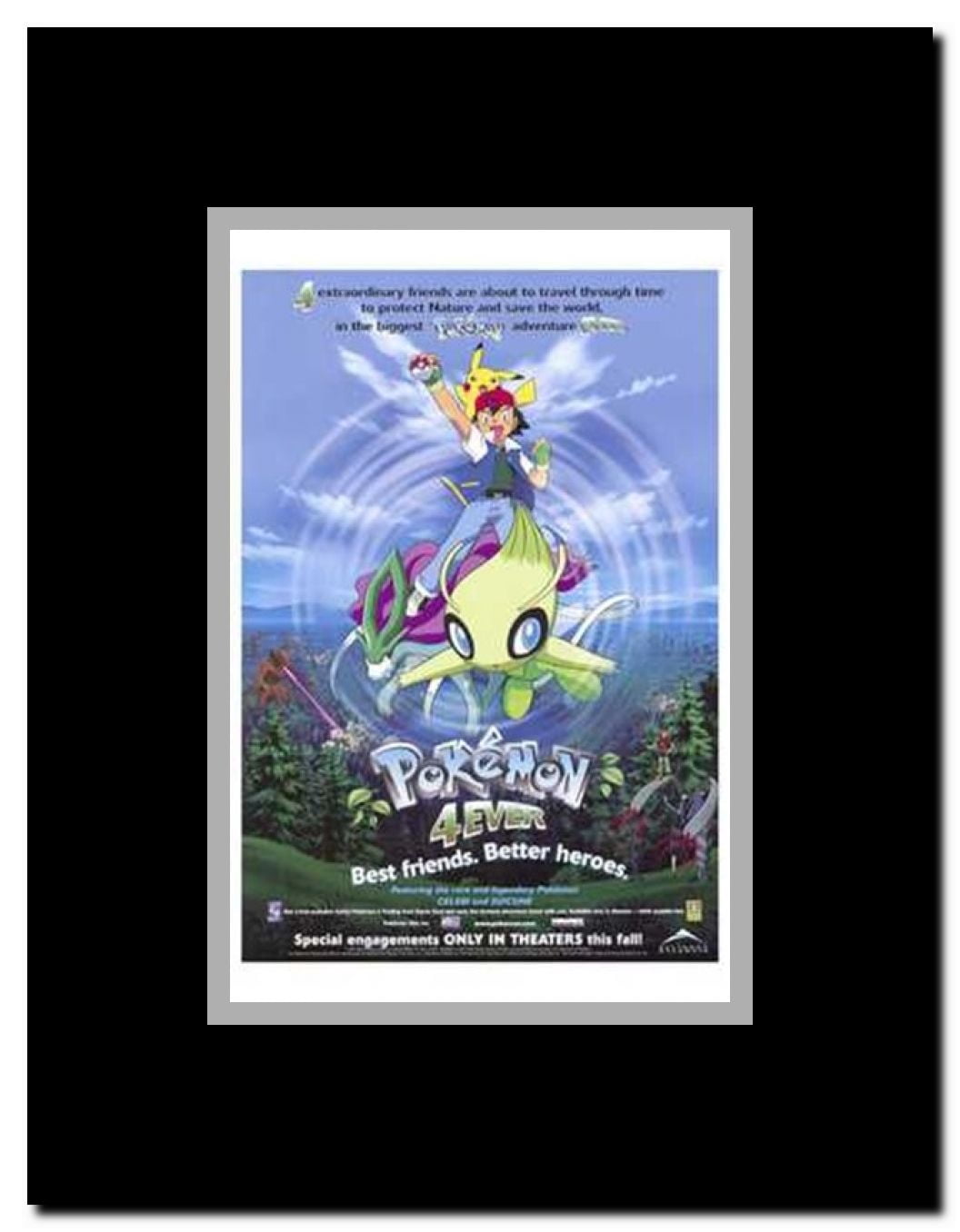 Pokemon 4Ever Framed Movie Poster