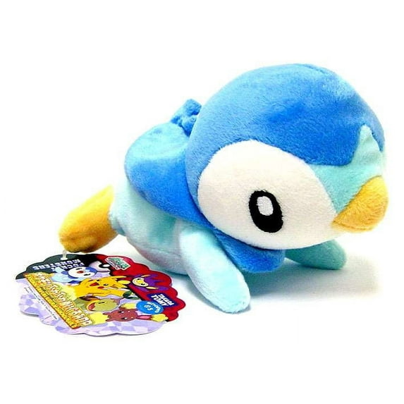 Pokemon 5 Inch Piplup Plush (Laying Down)