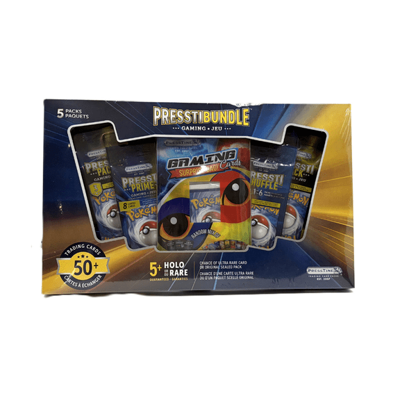 Pokemon 50ct. PresstiBundle (5 Holo or Rare Cards Guaranteed)