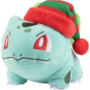 Pokemon 8" Bulbasaur Plush with Hat Accessory- Officially Licensed - Generation 1 Starter - Stuffed Animal Toy Figure