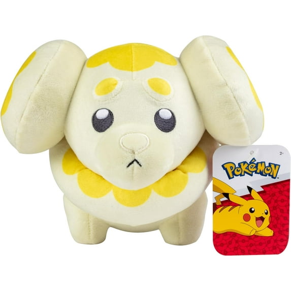 Pokemon 8" Fidough Plush - Officially Licensed - Scarlet and Violet Figure - Soft Fairy Dog Type Stuffed Animal Toy - Gift for Kids, Boys, Girls - 2+