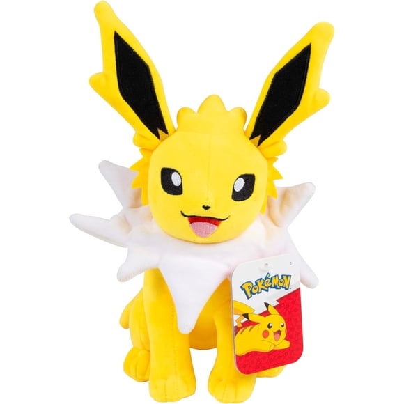 Official Pokémon Glaceon 8-Inch Plush Toy - Soft Stuffed Animal, Eevee Evolution, Licensed Gift For Kids