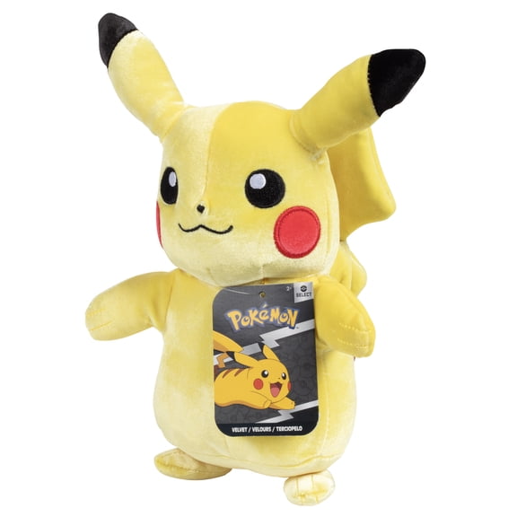 Pokemon 8" Pikachu Velvet Plush - Limited Edition Plush with Unique Velvet Fabric and Authentic Details - Official Pokemon Stuffed Animal - Easter Basket Gift for Kids, Girls, Boys & Fans