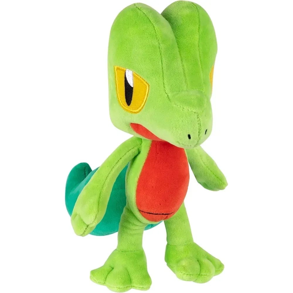 Pokemon 8" Treecko Plush - Officially Licensed - Generation 3 Ruby and Sapphire Starter Figure - Soft Stuffed Animal Toy - Gift for Kids, Boys, Girls - 2+