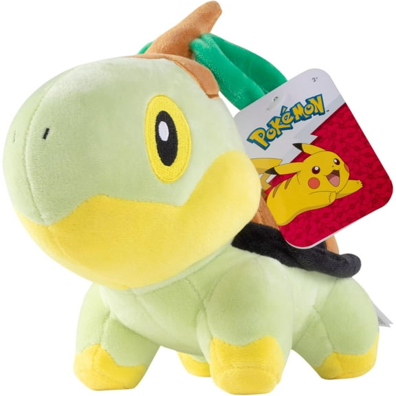 Pokemon 8" Turtwig Plush - Officially Licensed - Soft Stuffed Animal Toy - Diamond & Pearl Starter - Great Gift for Kids, Boys, Girls & Fans of Pokemon
