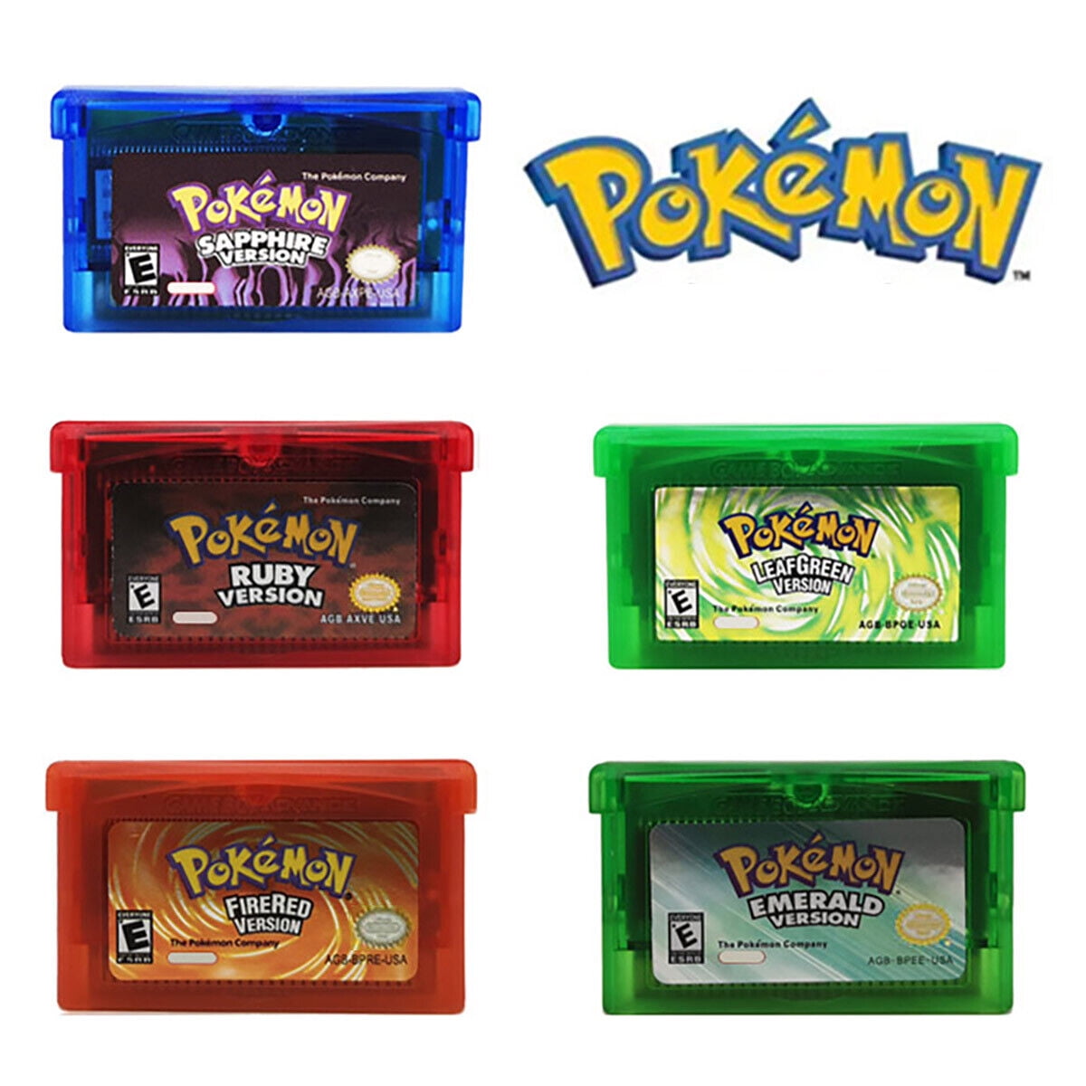 Pokemon ALL FIVE Gameboy Advance DS SP Game Cart Philippines Ubuy