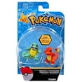 thumbnail image 1 of Pokemon Action Pose Squirtle vs Charmander 2 Mini Figure 2-Pack, 1 of 2