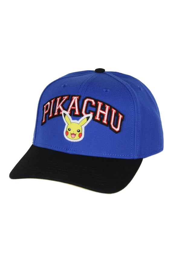 Pokemon Adult Embroidered Precurve Snapback Hat For Men and Women