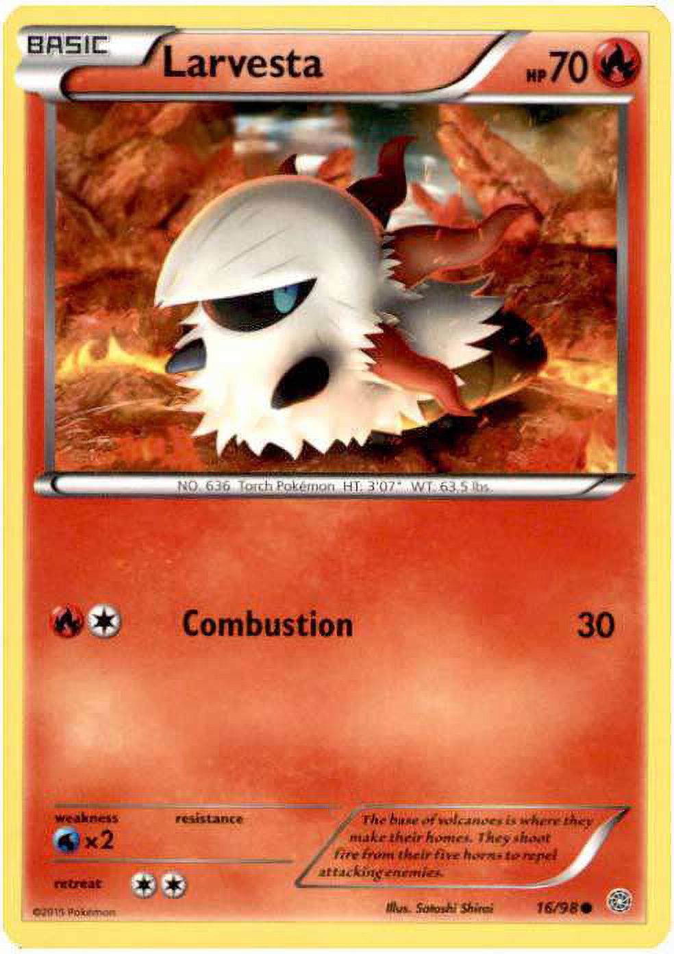 larvesta pokemon card [Traditional Chinese] /  103/086 AR SV11BF [Colorless] Peck Off (10) Before doing damage Pokemon TCG - s5a -