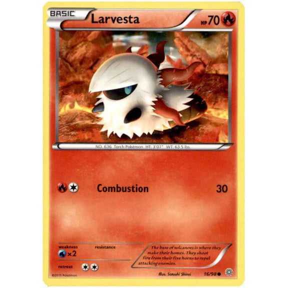 Pokemon Ancient Origins Larvesta #16