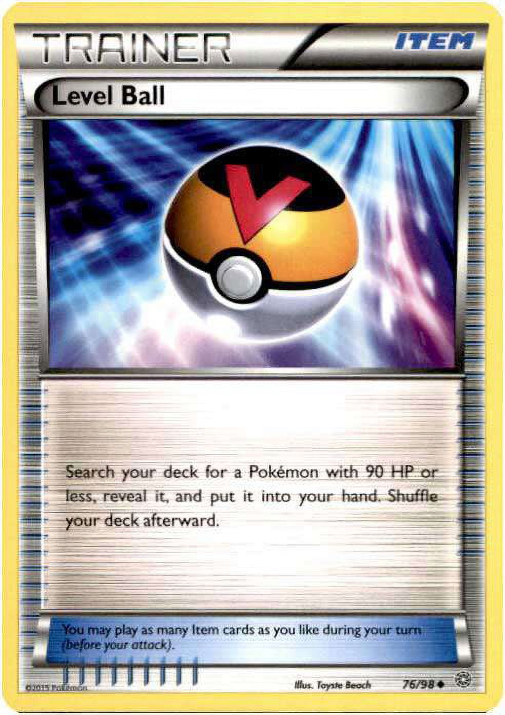 Pokemon Ancient Origins Level Ball #76 - Walmart.com