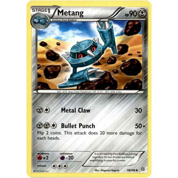Pokemon Ancient Origins Metang #48
