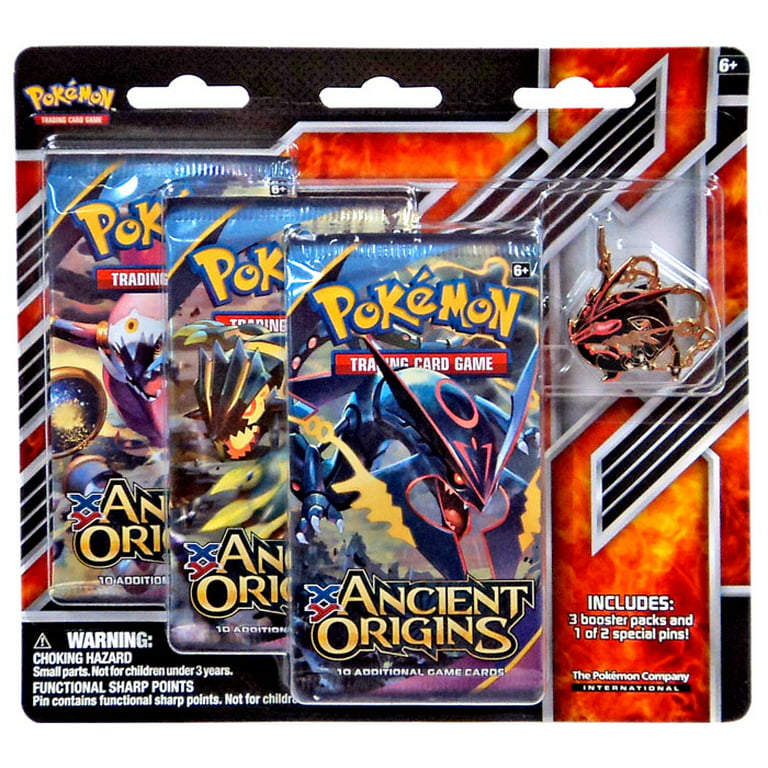 Pokemon Ancient Origins Shiny Mega Rayquaza Pin Pack 