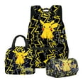 Pokemon Anime Backpacks Sets, Cartoon Animal Laptop Backpack Daypack 3D