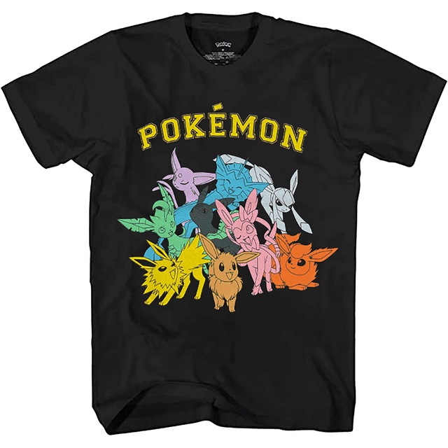 Pokemon Anime Cute Characters Eevee Eeveelutions Graphic T-Shirt for ...