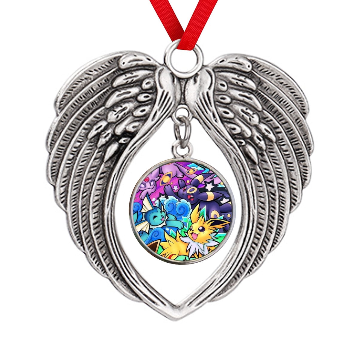 Pokemon Anime Retro Christmas Ornaments Angel Wings Memorial Christmas