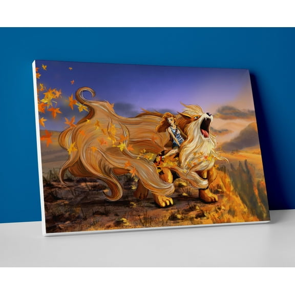 Pokemon Arcanine Poster or Wrapped Canvas
