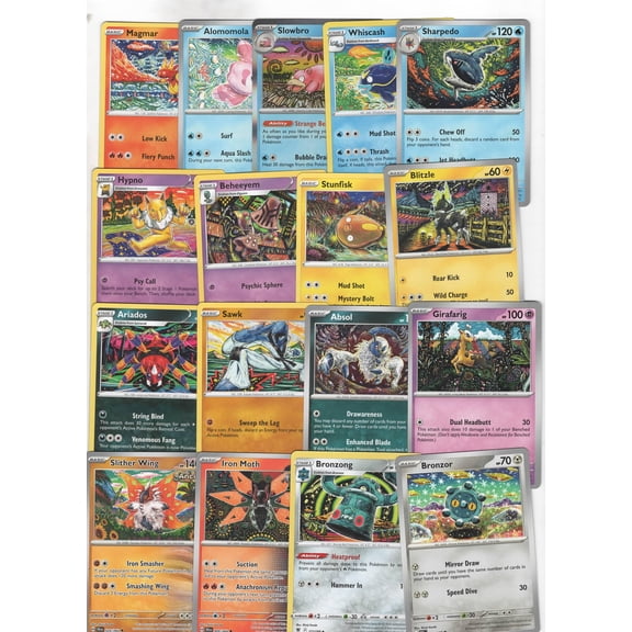 Pokemon Artist Card Collection - Shinji Kanda - 17 Card Set - Slowbro - Absol - Hypno