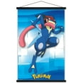 thumbnail image 1 of Pokemon - Ash-Greninja Wall Poster with Wooden Magnetic Frame, 22.375" x 34", 1 of 3